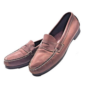 Rockport Slip -On Loafers Shoe Men's 10M Brown Leather Comfort